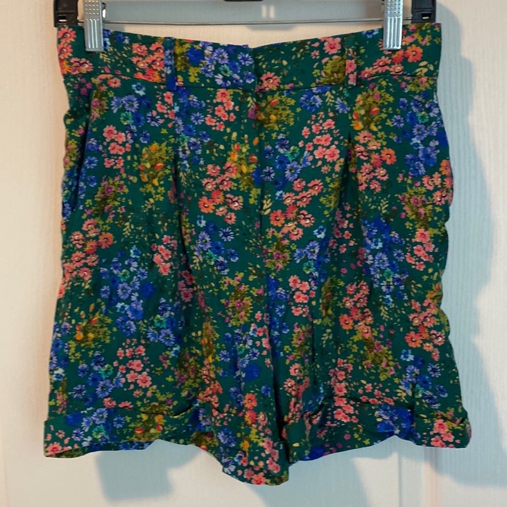 NAF NAF High Waisted Bermuda Shorts In Prairie